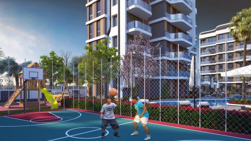 1+1 Wohnung in Altyntasch - Antalya 