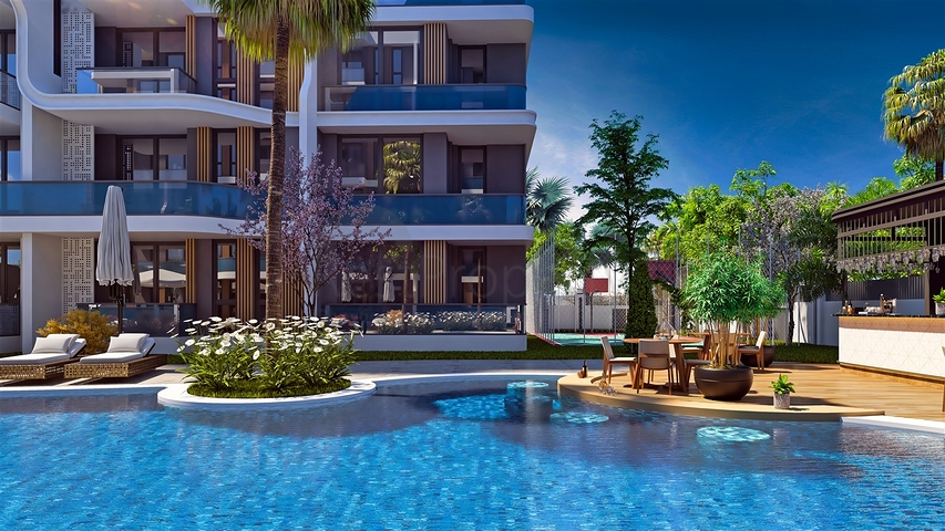 1+1 Wohnung in Altyntasch - Antalya 