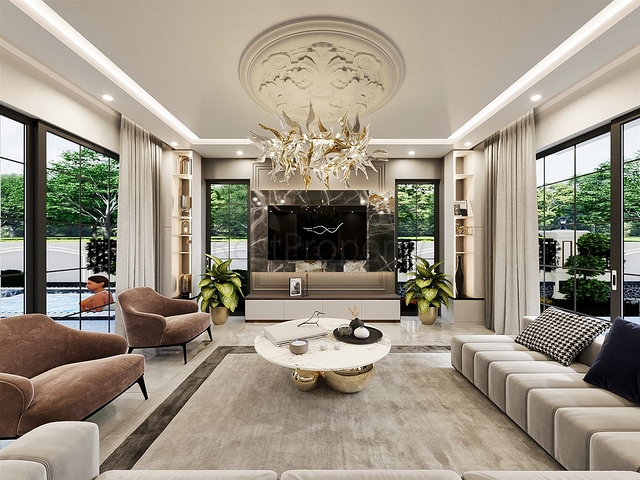 Villa mit 5+1 Grundrissen in der Region Doshemealty - Antalya 