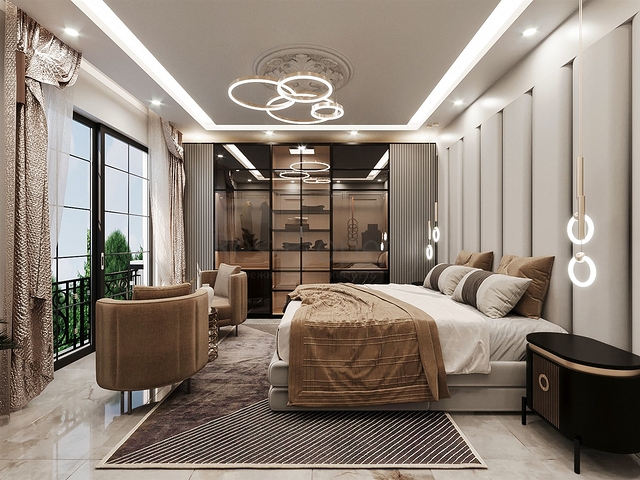 Villa mit 5+1 Grundrissen in der Region Doshemealty - Antalya 