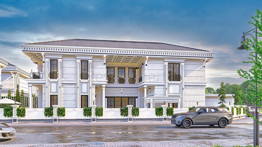 Villa mit 5+1 Grundrissen in der Region Doshemealty - Antalya 