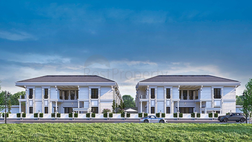 Villa mit 5+1 Grundrissen in der Region Doshemealty - Antalya 