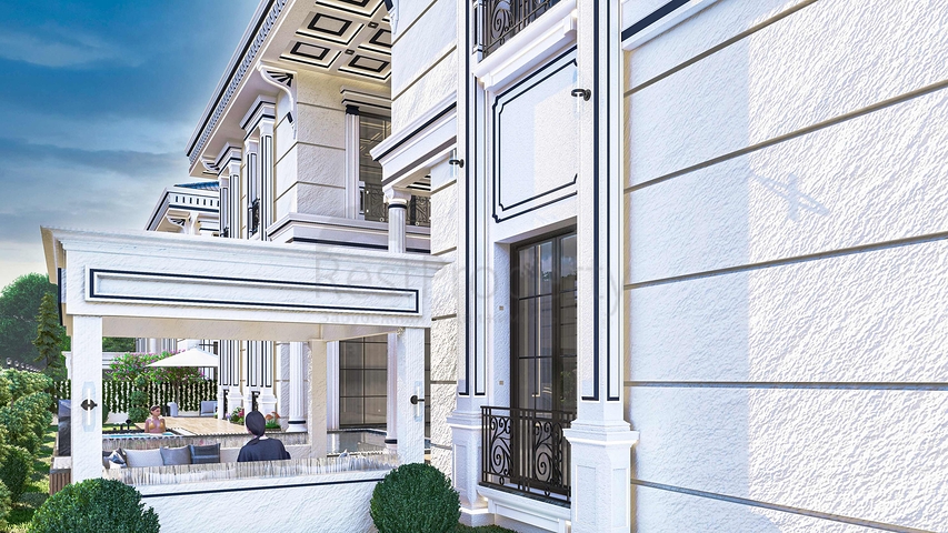 Villa mit 5+1 Grundrissen in der Region Doshemealty - Antalya 