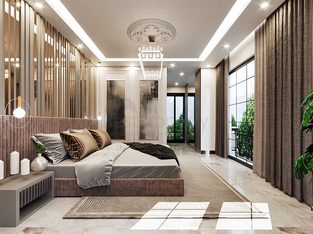 Villa mit 5+1 Grundrissen in der Region Doshemealty - Antalya 