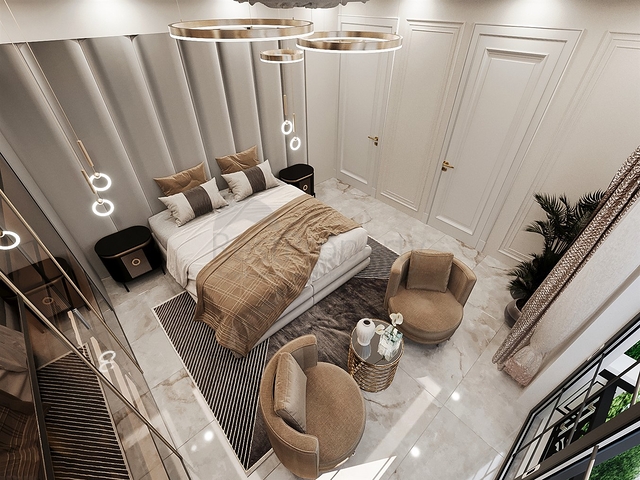 Villa mit 5+1 Grundrissen in der Region Doshemealty - Antalya 