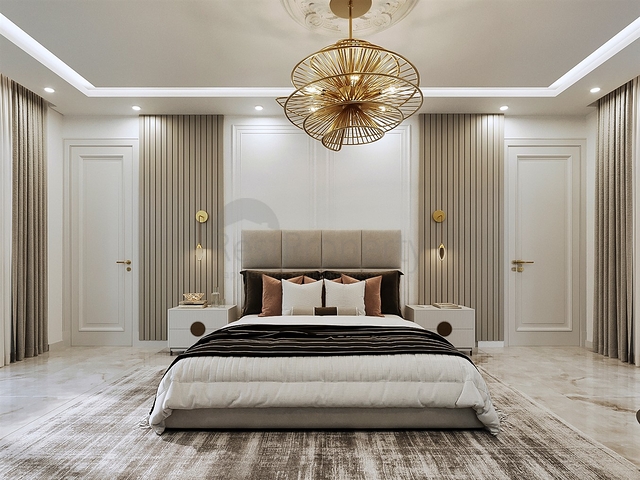 Villa mit 5+1 Grundrissen in der Region Doshemealty - Antalya 