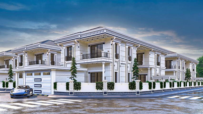 Villa mit 5+1 Grundrissen in der Region Doshemealty - Antalya 