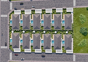 Villa mit 5+1 Grundrissen in der Region Doshemealty - Antalya 