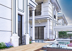 Villa mit 5+1 Grundrissen in der Region Doshemealty - Antalya 