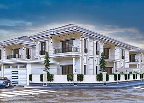 Villa mit 5+1 Grundrissen in der Region Doshemealty - Antalya 