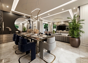 Villa mit 5+1 Grundrissen in der Region Doshemealty - Antalya 