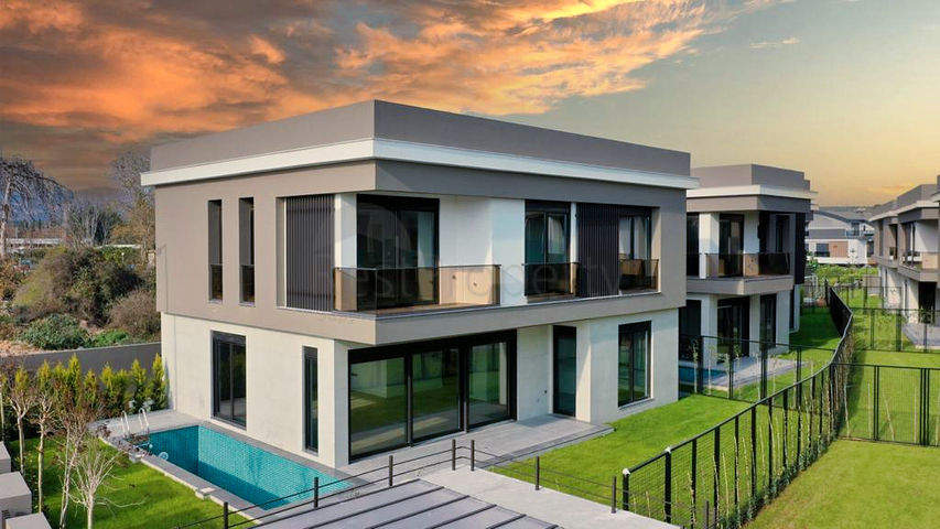 5+1- und 6+1-Villen im Stadtteil Mollayusuf - Antalya  5+1- und 6+1-Villen im Stadtteil Mollayusuf - Antalya