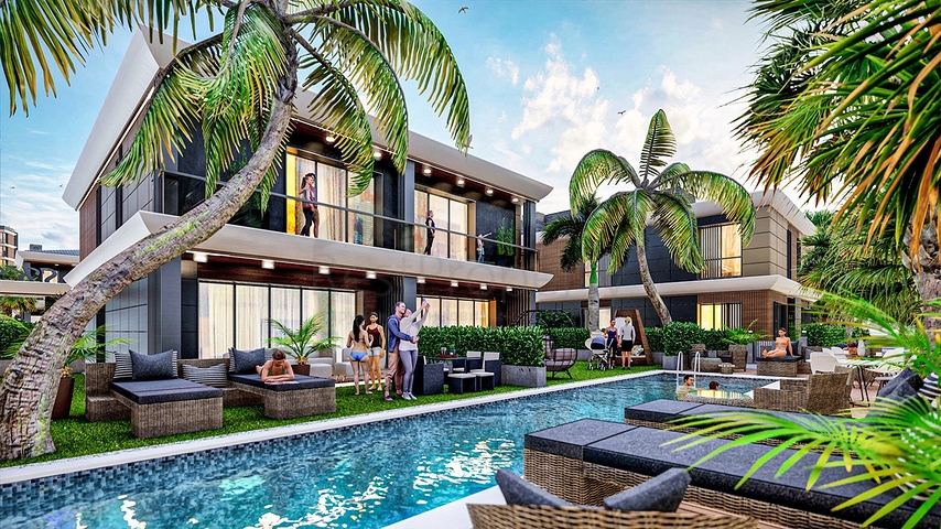 Investitionsprojekt von Villen im Wohnbezirk Ermenek - Antalya 