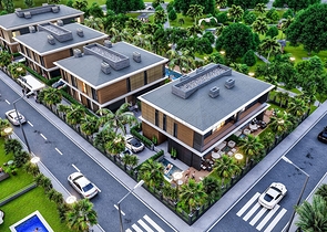 Investitionsprojekt von Villen im Wohnbezirk Ermenek - Antalya 