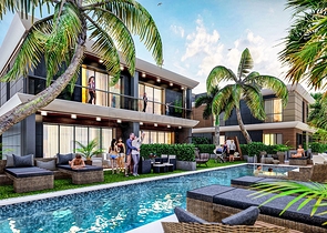 Investitionsprojekt von Villen im Wohnbezirk Ermenek - Antalya 