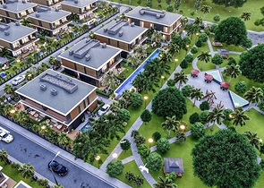 Investitionsprojekt von Villen im Wohnbezirk Ermenek - Antalya 