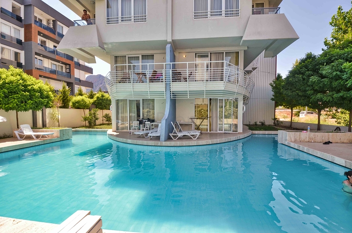 Apartment mit 2+2 Grundrissen in der Wohngegend Persimmon - Antalya 