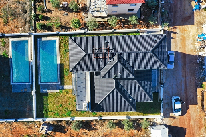 Villa mit 5+1 Grundrissen in der Region Doshemealty - Antalya 