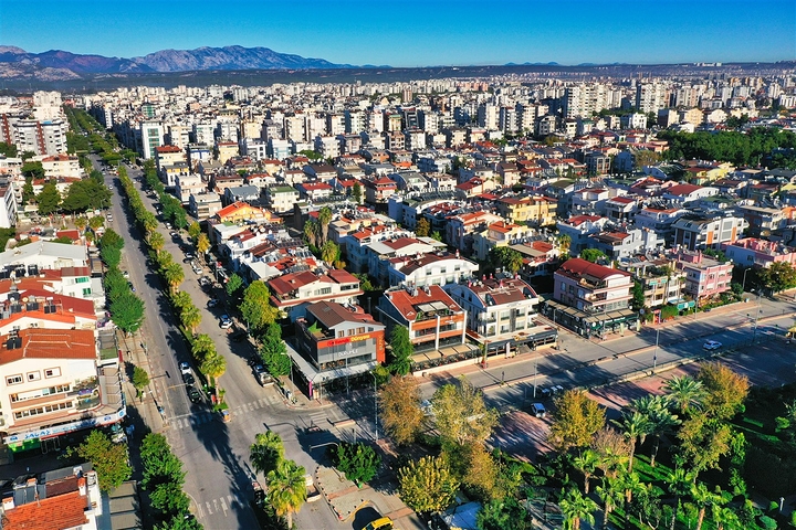 2+1 Wohnung im Wohnbezirk Altynkum - Antalya 
