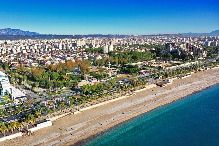 2+1 Wohnung im Wohnbezirk Altynkum - Antalya 