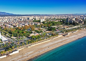 2+1 Wohnung im Wohnbezirk Altynkum - Antalya 