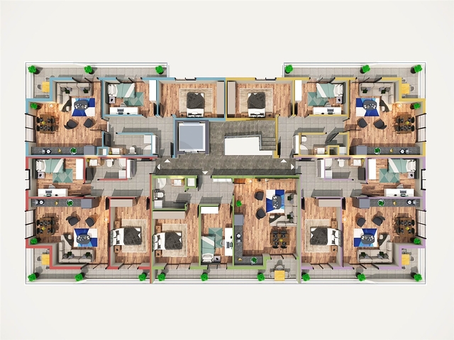 Investitionsprojekt im Wohnbezirk Bahçelievlyar - Antalya 