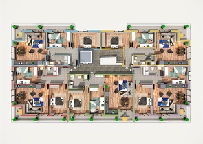 Investitionsprojekt im Wohnbezirk Bahçelievlyar - Antalya 