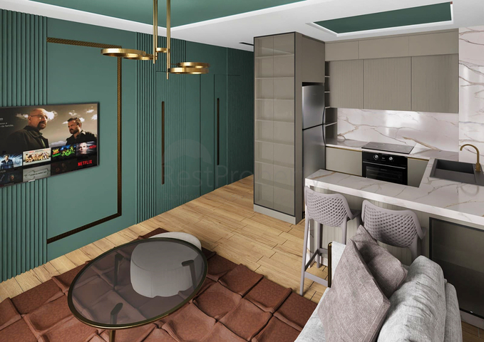 Apartment mit 1+1 Grundriss im Stadtteil Doshemealty - Antalya 