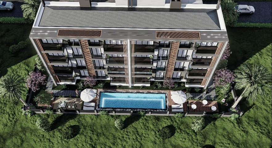 Apartment mit 1+1 Grundriss im Stadtteil Doshemealty - Antalya 