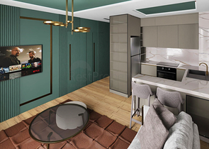 Apartment mit 1+1 Grundriss im Stadtteil Doshemealty - Antalya 