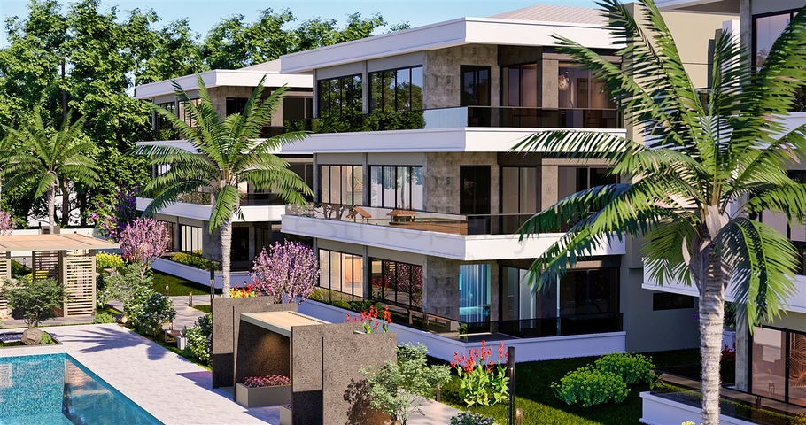 Apartment mit 4+1 Grundriss im Stadtteil Doshemealty - Antalya 