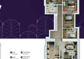 Apartment mit 4+1 Grundriss im Stadtteil Doshemealty - Antalya 