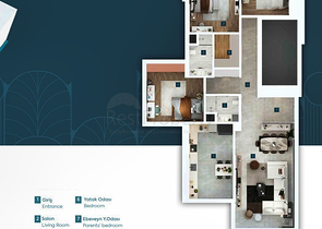 Apartment mit 4+1 Grundriss im Stadtteil Doshemealty - Antalya 