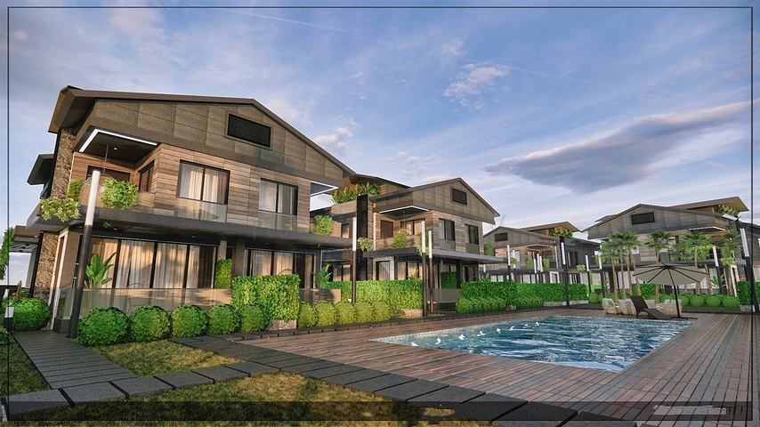 4+1-Villa in Altynkale - Antalya 