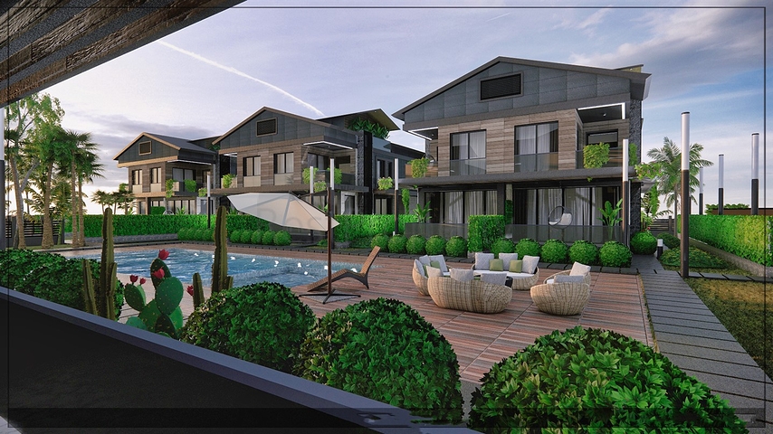 4+1-Villa in Altynkale - Antalya 