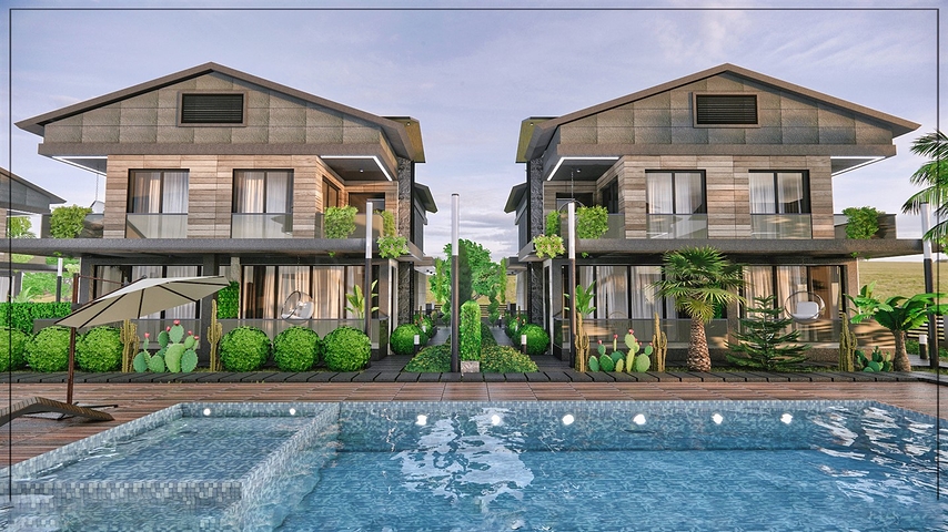 4+1-Villa in Altynkale - Antalya 