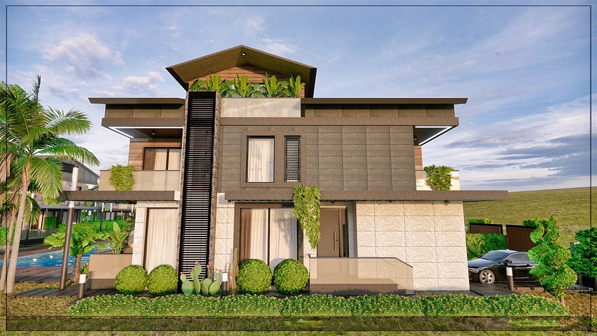 4+1-Villa in Altynkale - Antalya 