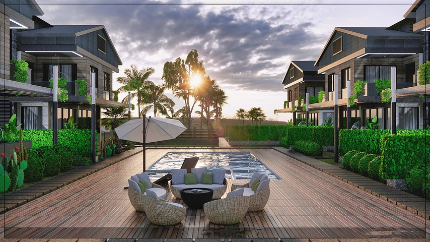 4+1-Villa in Altynkale - Antalya 