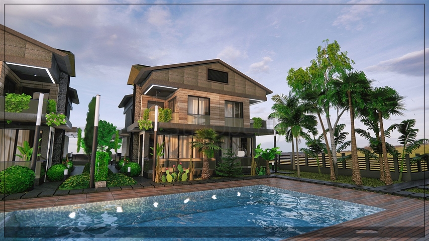 4+1-Villa in Altynkale - Antalya 