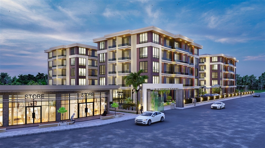 Apartments mit 1+1 und 2+1 Grundrissen in der Region Doshemealty - Antalya 