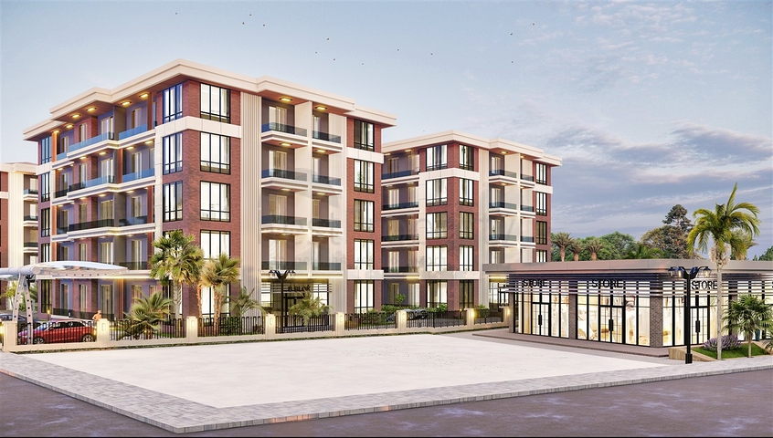 Apartments mit 1+1 und 2+1 Grundrissen in der Region Doshemealty - Antalya 