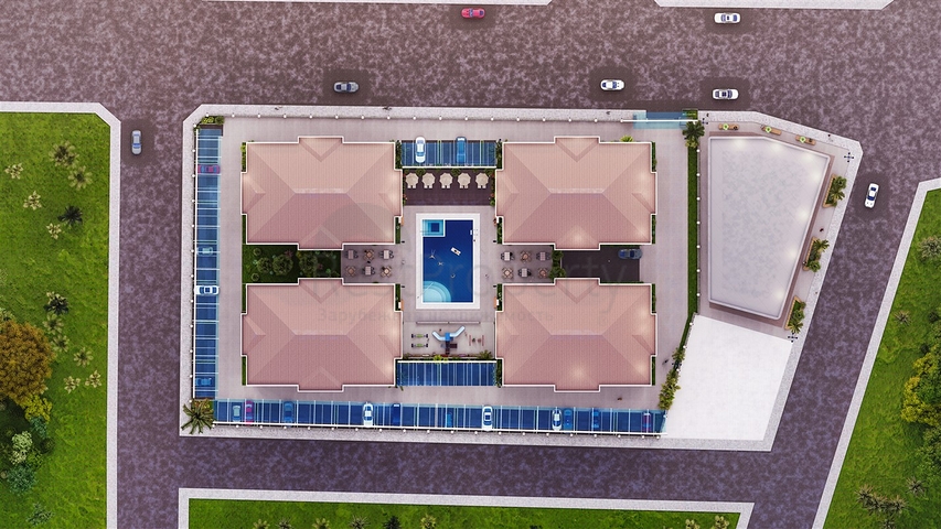 Apartments mit 1+1 und 2+1 Grundrissen in der Region Doshemealty - Antalya 