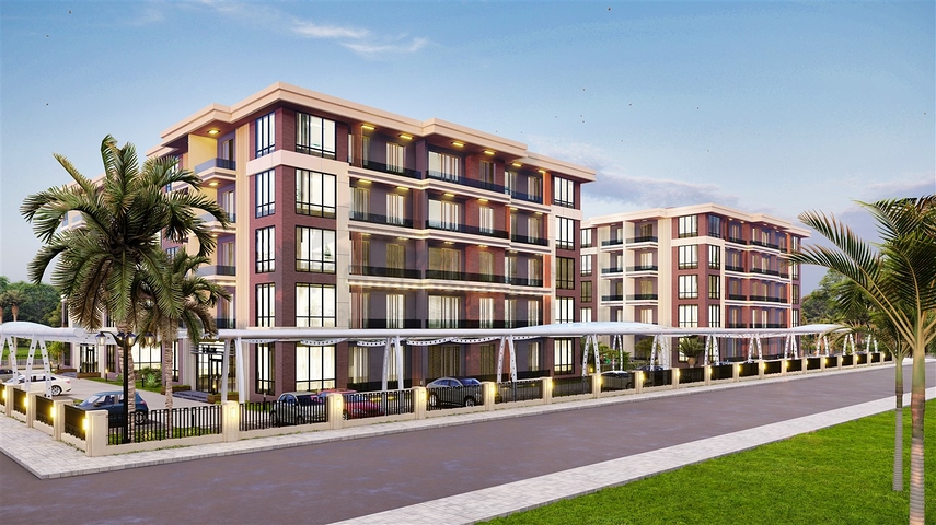 Apartments mit 1+1 und 2+1 Grundrissen in der Region Doshemealty - Antalya 