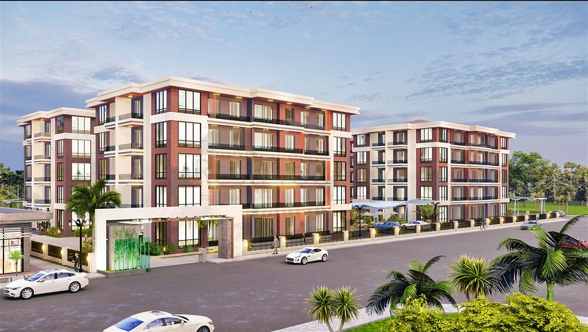 Apartments mit 1+1 und 2+1 Grundrissen in der Region Doshemealty - Antalya 