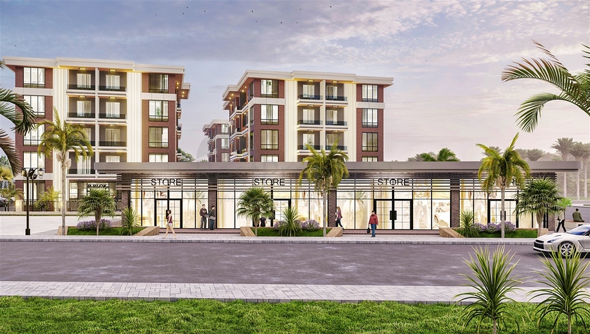 Apartments mit 1+1 und 2+1 Grundrissen in der Region Doshemealty - Antalya 