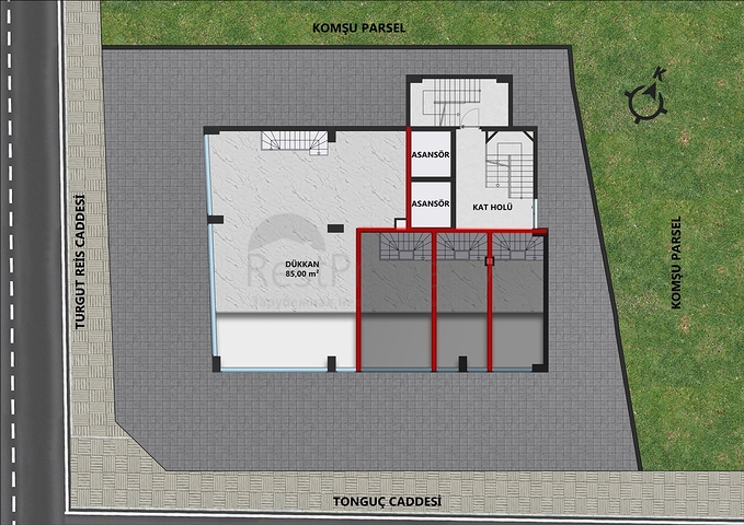 Investitionsprojekt im Zentrum von Antalya 
