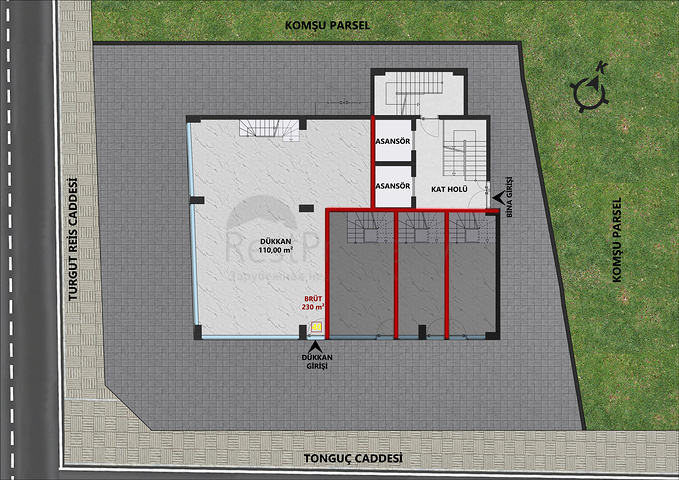 Investitionsprojekt im Zentrum von Antalya 