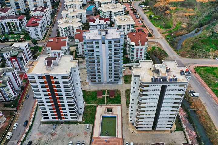 Wohnung mit 3+1 Grundriss im Wohnbezirk Sarysu - Antalya 