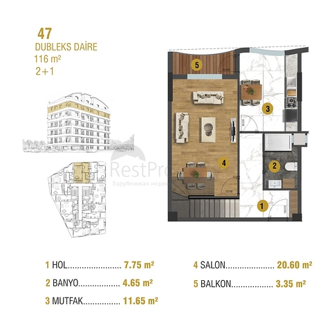 Investitionsprojekt im Bezirk Sinan - Antalya