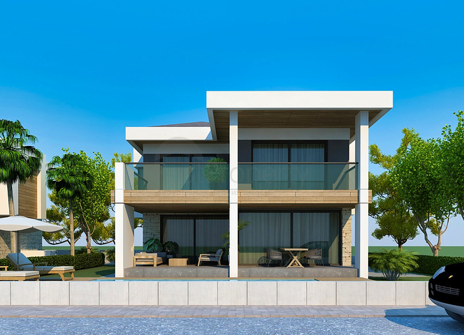 4+1-Villa in der Wohngegend von Çamyuva - Antalya  4+1-Villa in der Wohngegend von Çamyuva - Antalya